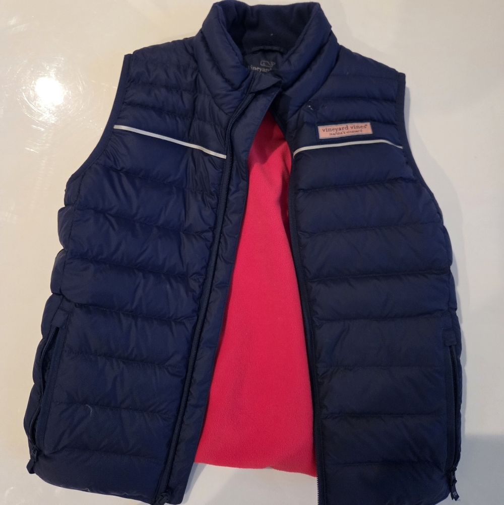 Blue And Red Puff JACKET